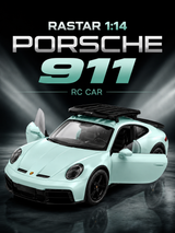 Rastar 1:14 Porsche 911 RC Car | Licensed Remote Control Sports Car with Opening Doors