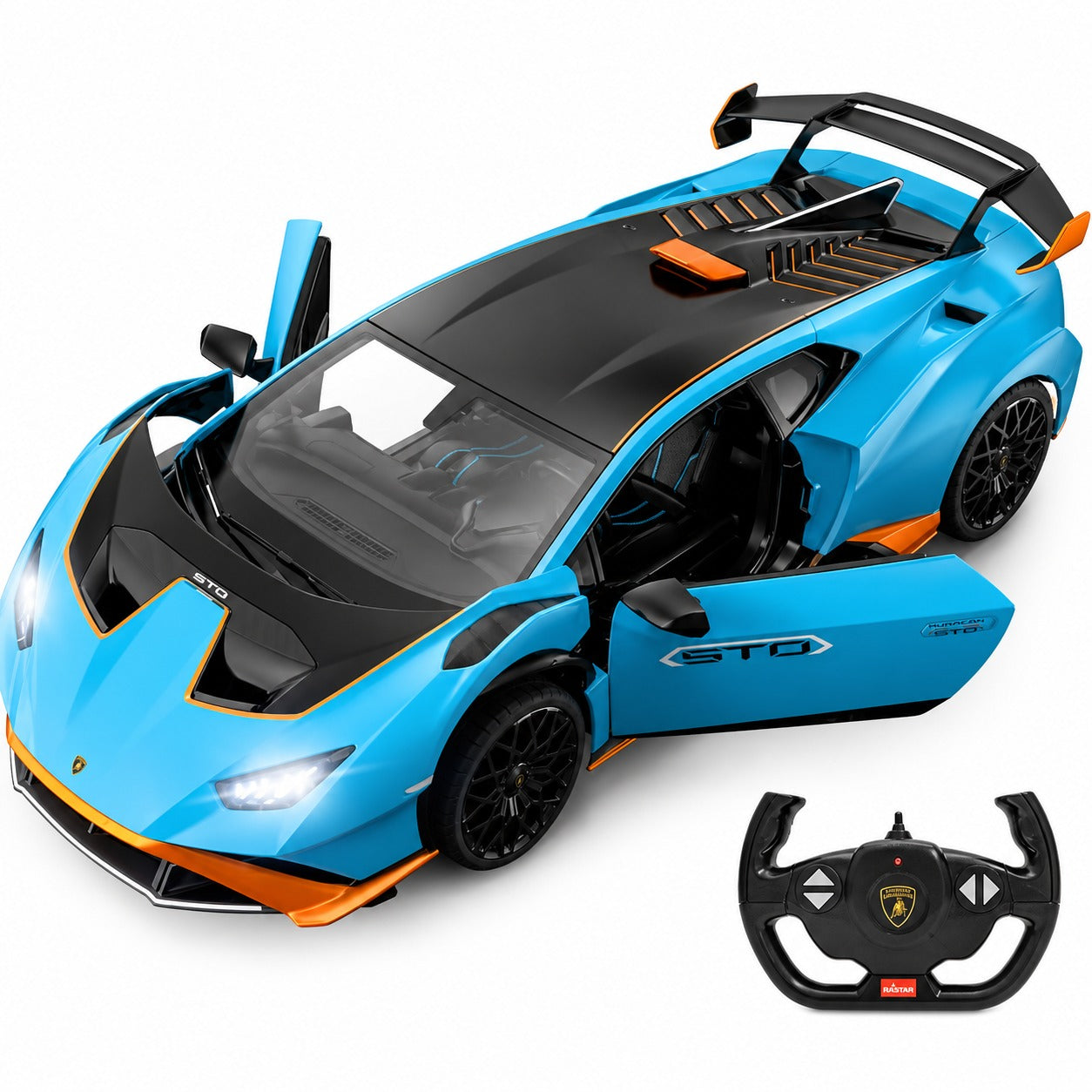 Rastar Lamborghini Huracán STO RC Car 1:14 Scale | Licensed Remote Control Sports Car
